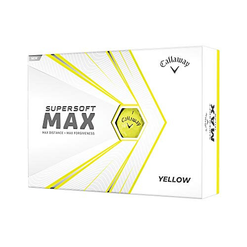 2021 Callaway Supersoft Max Golf Balls, Yellow
