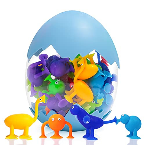 Lamlingo 36 Piece Suction Toy Construction Set with Eggshell Storage Design, Suction Cup Building Toy Bath Suction Toys for baby 3 Year olds and Above, Compatible with Squigz Suction Building Toys Kit Lamlingo 36 Piece Suction Toy Construction Set with Eggshell Storage Design, Suction Cup Building Toy Bath Suction Toys for baby 3 Year olds and Above, Compatible with Squigz Suction Building Toys Kit