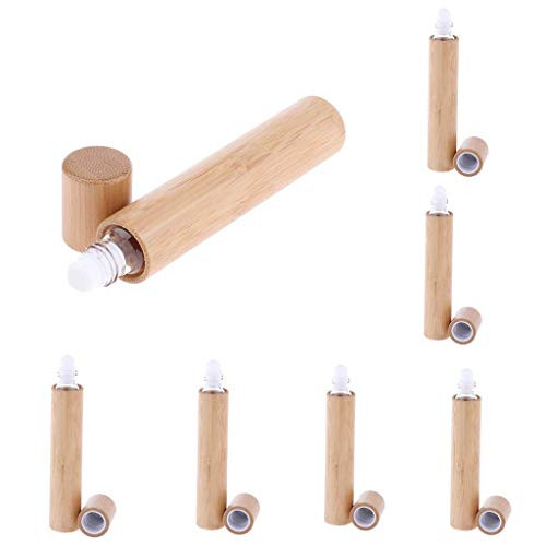 Bonarty 7X Refillable Empty Perfume Roller Ball Bottle for Essential Oil Home Travel
