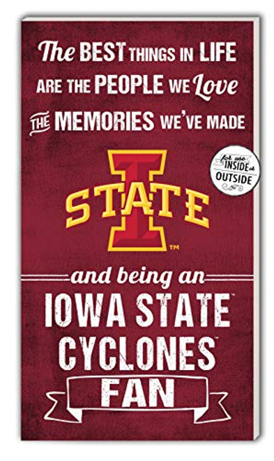 KH Sports Fan 11x20 in\Outdoor Sign The Best Things Iowa State Cyclones KH Sports Fan 11x20 in\Outdoor Sign The Best Things Iowa State Cyclones
