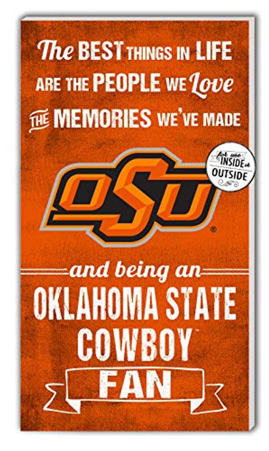 KH Sports Fan 11x20 in\Outdoor Sign The Best Things Oklahoma State Cowboys KH Sports Fan 11x20 in\Outdoor Sign The Best Things Oklahoma State Cowboys