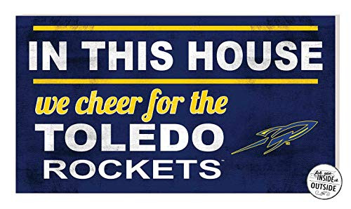 KH Sports Fan 20x11 in\Outdoor Sign in This House Toledo Rockets