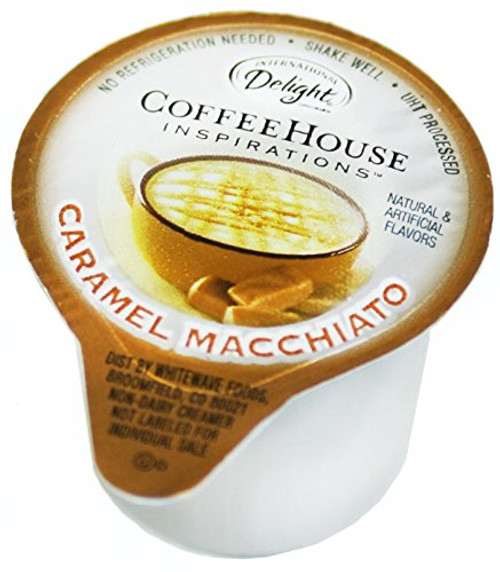 International Delight Caramel Macchiato Coffee Creamer Singles (7/16 Fl Oz Each), 50 Count Bulk Package