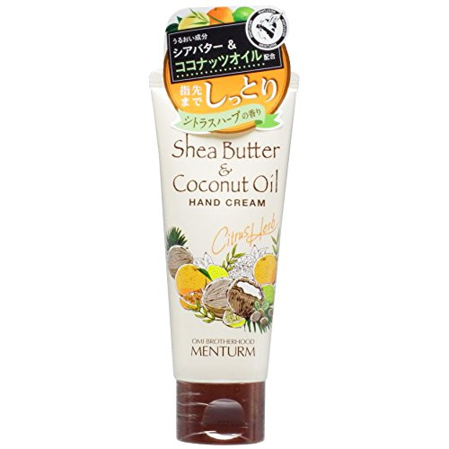 Japan Health and Beauty - Mentamu Shea here hand cream citrus herbs 75gAF27