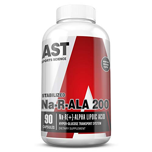 AST Sports Science Na-RALA 200 R- plus--Alpha Lipoic Acid Capsules 90 Capsules of Extra-Strength Stabilized Na-RALA