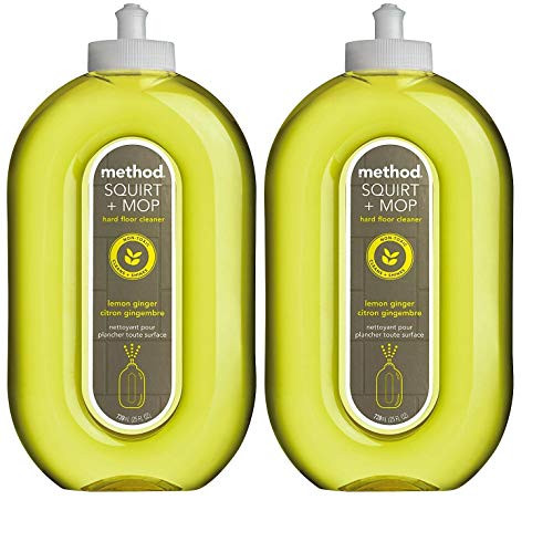 Method Squirt  and  Mop Hard Floor Cleaner - Lemon Ginger - 25 Fl Oz -Pack of 2-