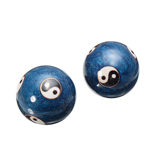 Graven - Massager  and  Relaxing - Chinese Health Exercise Stress Baoding Massage Ball Yin Yang Therapy Handball Relaxation