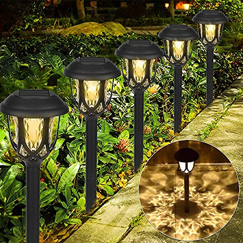 Molbory Solar Pathway Lights,6 Pack Solar Garden Lights Outdoor, Waterproof Solar Powered Garden Lights Landscape/Pathway Lights Solar Path Lights Outdoor Plastic for Landscape Patio Yard Molbory Solar Pathway Lights,6 Pack Solar Garden Lights Outdoor, Waterproof Solar Powered Garden Lights Landscape/Pathway Lights Solar Path Lights Outdoor Plastic for Landscape Patio Yard