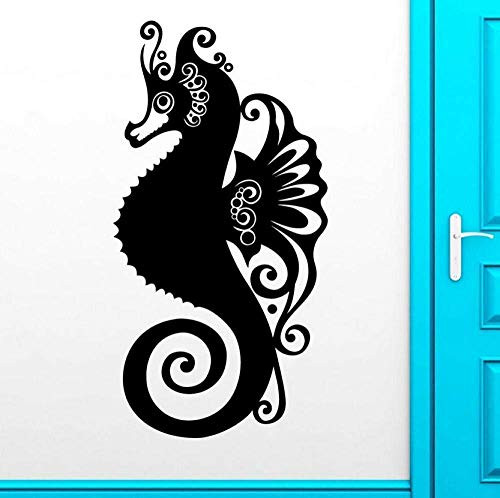 SSHNGM Wall Sticker Seahorse Wall Sticker Ocean Style Cute Marine Animal Bathroom Bedroom Home Decor Vinyl Window Decal Nursery Art Mural 42X80Cm Wall Decals SSHNGM Wall Sticker Seahorse Wall Sticker Ocean Style Cute Marine Animal Bathroom Bedroom Home Decor Vinyl Window Decal Nursery Art Mural 42X80Cm Wall Decals