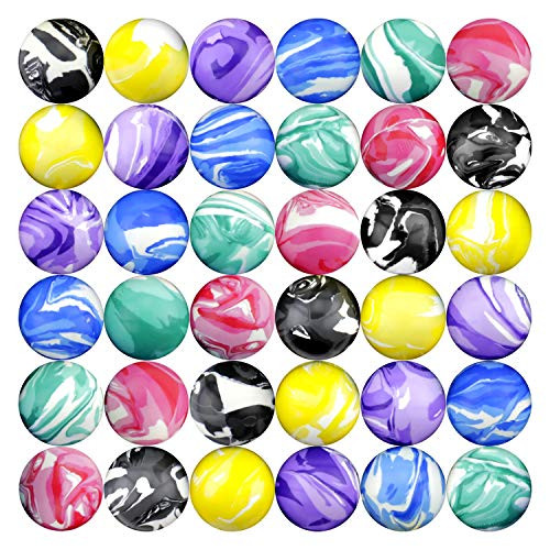 Entervending 200pcs High Bouncing Balls 27 mm - Assorted Rubber Bouncy Balls Party Favors for Kids Carnival Bag Filler