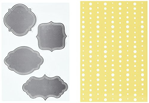 Hampton Art Jillibean Soup Stamp and Stencil Set, Labels