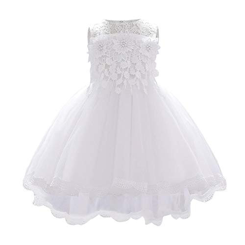 Flower Girl Dress Christening Baptism Dress Lace Tulle Tutu High Low Gowns Princess Wedding Bridesmaid Birthday Formal First Communion Pageant Dresses Evening Party Ball Gown - All White 6-12 Months Flower Girl Dress Christening Baptism Dress Lace Tulle Tutu High Low Gowns Princess Wedding Bridesmaid Birthday Formal First Communion Pageant Dresses Evening Party Ball Gown - All White 6-12 Months
