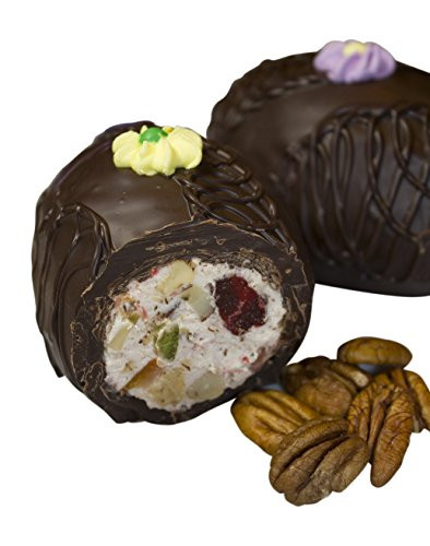 Philadelphia Candies Fruit and Nut Egg, Dark Chocolate 8 Ounce Gift Box