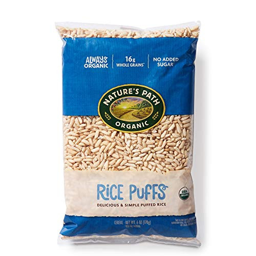Natures Path Rice Puffs Cereal, Healthy, Organic, Gluten-Free, Low-Sugar, 6 Ounce Bag -Pack of 12- Natures Path Rice Puffs Cereal, Healthy, Organic, Gluten-Free, Low-Sugar, 6 Ounce Bag -Pack of 12-