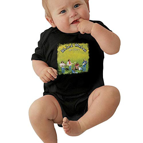 Kirito Beasley Newborn Infant Jersey Bodysuit, Baby Short Sleeve Onesies Bodysuits Music Band Fans Blind Melon Baby Onesie Bodysuit, Child Jumpsuit Cotton T-Shirts 2t Black