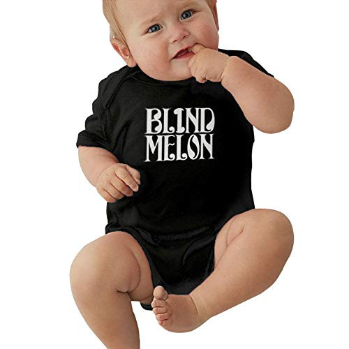 Kirito Beasley Toddler Jersey Bodysuit, Baby Short Sleeve Onesies Bodysuits Music Band Fans Blind Melon Baby Onesie Bodysuit, Infant Romper Snapsuit Cotton T-Shirts 6 Months Black