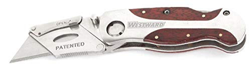Carbon Steel Folding Utility Knife,6-7/8" Overall Length