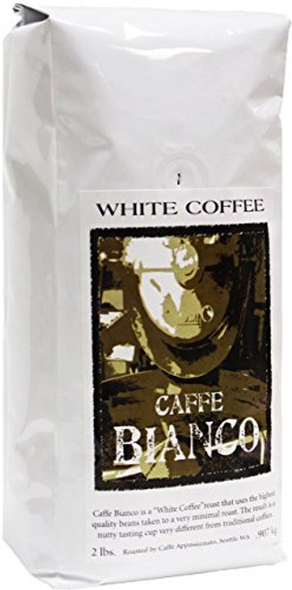 Caffe Appassionato Ground White Coffee, Caffe Bianco, 2 Pound