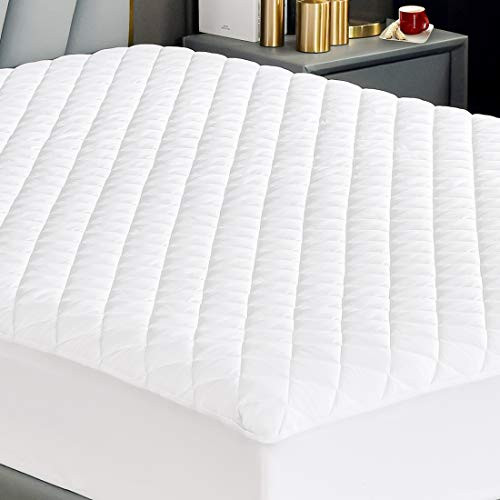 UNILIBRA Mattress Pad Queen Size, Breathable and Noiseless Mattress Protector Quilted, 6''-16'' Deep Pocket Mattress Cover, Premium Quilted Fitted Hollow Cotton Filling Mattress Topper UNILIBRA Mattress Pad Queen Size, Breathable and Noiseless Mattress Protector Quilted, 6''-16'' Deep Pocket Mattress Cover, Premium Quilted Fitted Hollow Cotton Filling Mattress Topper