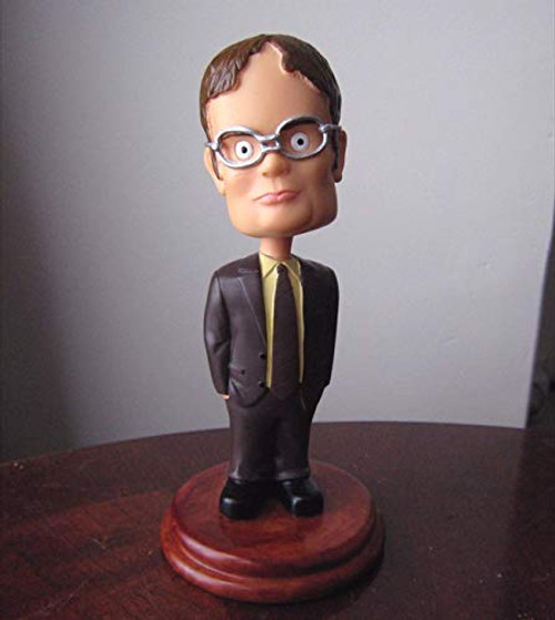 Cleaky Dwight Schrute Bobblehead for Dunder Mifflin The Office Merchandise Replica for Office Fans Present -01-