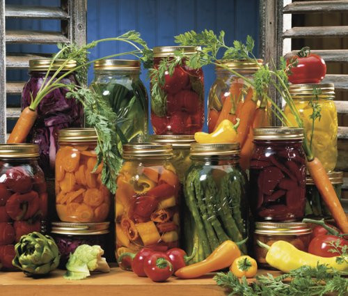 Springbok's 500 Piece Jigsaw Puzzle Canned Veggies
