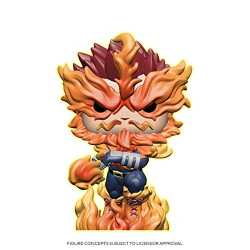 Funko Pop Animation- My Hero Academia - Endeavor -Glow in The Dark-, Amazon Exclusive