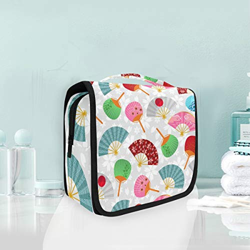 Toiletry Bag Hanging Travel Cosmetic Bag Large Capacity Portable Makeup Bag Fans Organizer Pouch for Women Girls