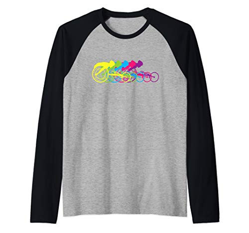 Wheelchair Athlete Cycling Paralympics Racing Cyclist Raglan Baseball Tee Wheelchair Athlete Cycling Paralympics Racing Cyclist Raglan Baseball Tee