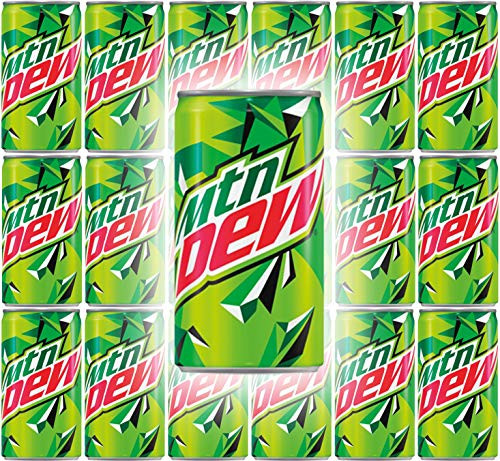Mountain Dew, 7.5oz Can -Pack of 18, Total of 135 Fl Oz-