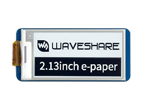 Waveshare 2.13inch E-Paper E-Ink Display Module for Raspberry Pi Pico 250x122 Pixels Black/White Partial Refresh Support with SPI Interface