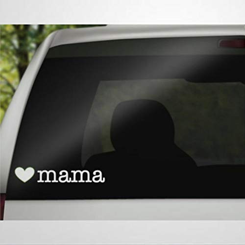Mama Heart auto Sticker,Vinyl Car Decal,Decor for Window,Bumper,Laptop,Walls,Computer,Tumbler,Mug,Cup,Phone,Truck,Car Accessories
