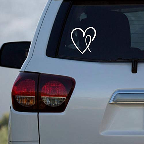 Heart with Ribbon auto Sticker,Vinyl Car Decal,Decor for Window,Bumper,Laptop,Walls,Computer,Tumbler,Mug,Cup,Phone,Truck,Car Accessories