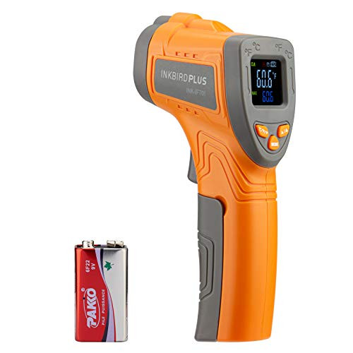 Inkbird Laser Temperature Gun, Infrared Thermometer Ink-IFT, Thermometer Gun for Cooking, Non Contact Gun Thermometers -58?~1022? IR Gun for Pizza Oven, Daily Cooking Use -NOT for Human- Inkbird Laser Temperature Gun, Infrared Thermometer Ink-IFT, Thermometer Gun for Cooking, Non Contact Gun Thermometers -58?~1022? IR Gun for Pizza Oven, Daily Cooking Use -NOT for Human-