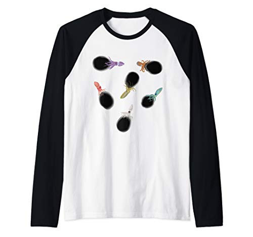 Squid Ink Raglan Baseball Tee