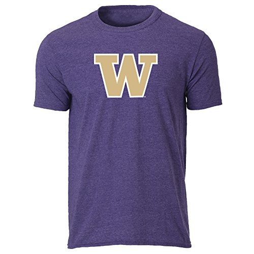 NCAA Washington Huskies Adult Men Vintage Sheer S/T, Large, Heather Purple
