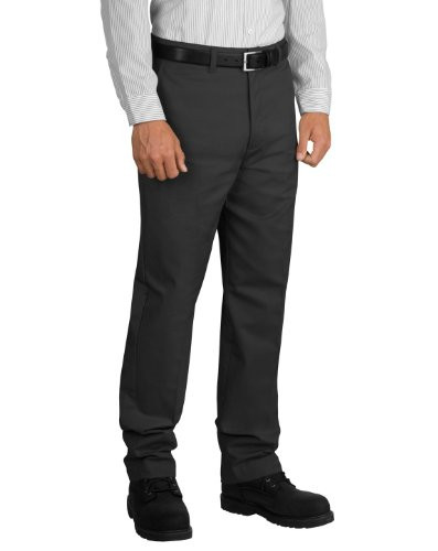 Red Kap Men's Stain Resistant, Flat Front Work Pants, Charcoal, 36W x 30L