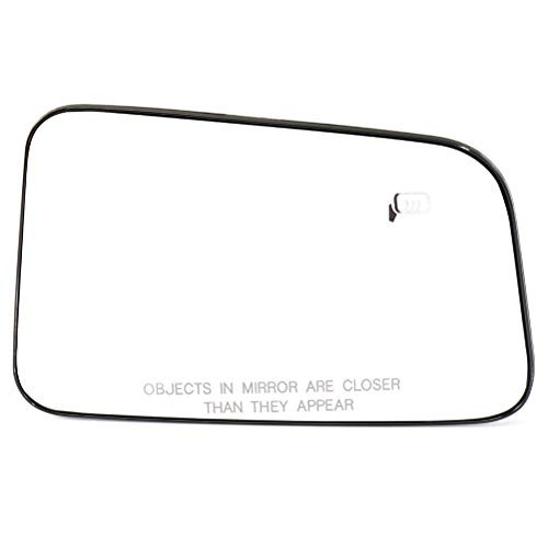 QUALINSIST Compatible with 2007 2008 2009 2010 2011 Edge 2007-2010 Lincoln MKX Passenger Right Side Replacement Mirror Glass with Heating Replacement Glass
