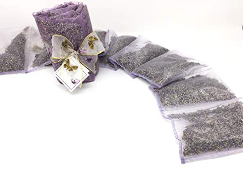 Sonoma Lavender Dried Lavender Sachets by The Yard for Drawers and Closets, Natural Air Freshener and Moth Repellent for Home, Car, Bag, Room, and Closet