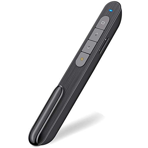 Wireless Presenter, TBBSC Presentation Remote,RF 2.4GHz Powerpoint Clicker Presentation Remote Control Pen (Black)