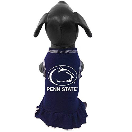 NCAA Penn State Nittany Lions Cheerleader Dog Dress -Team Color, XX-Small-