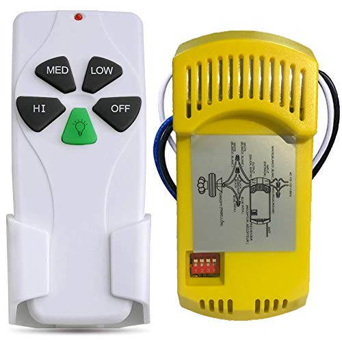 Universal Ceiling Fan Remote Control Kits Replacement of Hampton Bay Harbor Breeze Hunter KUJCE9103 FAN-11T FAN-53T 2AAZPFAN-53T