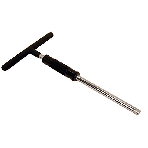 Pit Posse Drive Spinning T-Handle Wrench  3/8 Ball-Bearing Rotating 3/8" T-Handle Tool  Remove Or Install Your Bolts Faster  Motorcycle Tools