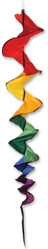 Premier Kites 77361 Corkscrew Twister, Rainbow, 27-Inch