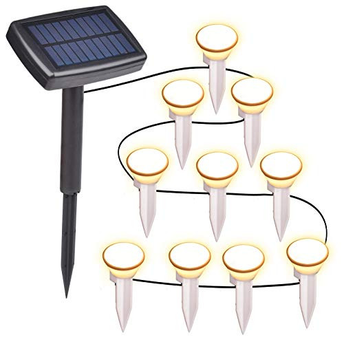 10 Pack Solar Path Lights- Waterproof? Landscape Lighting Solar Powered Outdoor Lights Solar Garden Lights for Pathway Walkway Patio Yard 10 Pack Solar Path Lights- Waterproof? Landscape Lighting Solar Powered Outdoor Lights Solar Garden Lights for Pathway Walkway Patio Yard