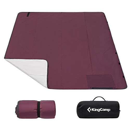 KingCamp Outdoor Picnic Blanket Waterproof Beach Mat for Camping on Grass Foldable Sandproof Beach Blanket Park Hiking Stadium Festivals Dogs 82 x 58 KingCamp Outdoor Picnic Blanket Waterproof Beach Mat for Camping on Grass Foldable Sandproof Beach Blanket Park Hiking Stadium Festivals Dogs 82 x 58