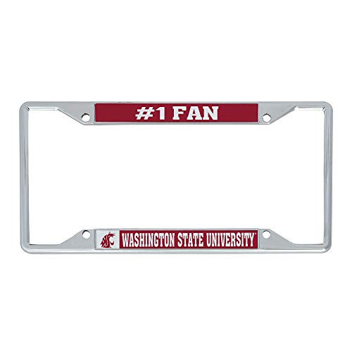 Desert Cactus Washington State University Metal License Plate Frame for Front or Back of Car Officially Licensed --1 Fan-