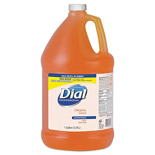 Dial 88047EA Gold Antibacterial Liquid Hand Soap, Floral Fragrance, 1gal Bottle