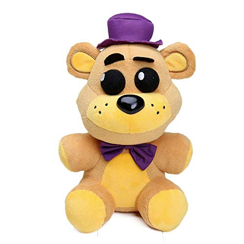 HE Cute FNAF Plushies 10 inch - All Character Five Nights At Freddys Plush Toy, Fredbear Golden Freddy Blacklight FNAF Fans Kid Nightmare Bonnie Springtrap Fazbear Frostbear Chica Phantom Foxy Stuffed