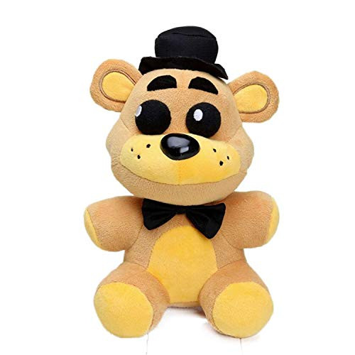 HE 10" Cute FNAF Plushies Golden Freddy Plush Toys - Five Nights at Freddy's Plush Purple Freddy Frostbear Stuffed, Shadow Fredbear Plushie Nightmare Fazbear Collection FNAF Fans - Soft Dolls