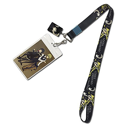 Great Eastern Entertainment Durarara!! x2 Izaya Lanyard with Badge ID Holder and Metal Charm